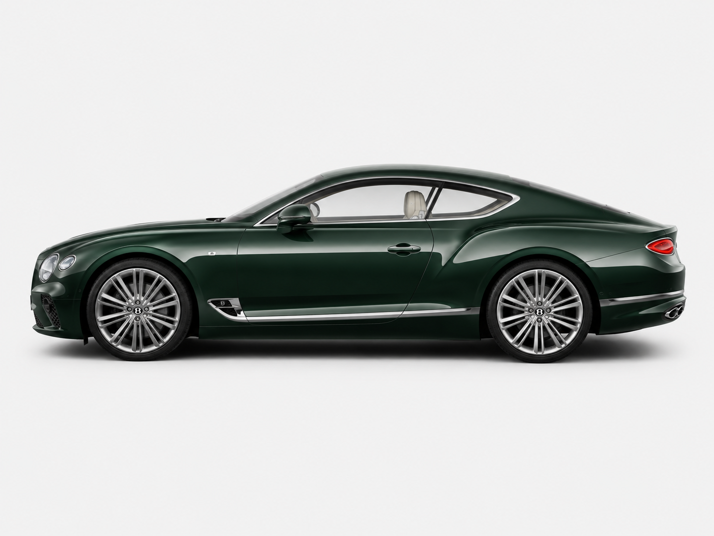 Green Bentley Continental GT coupe