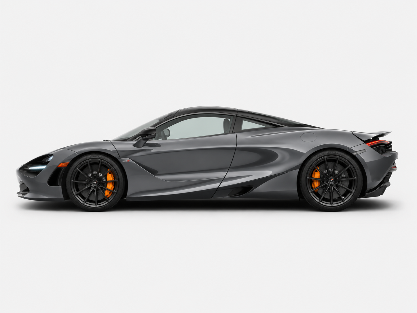 Gray McLaren 720S sports car