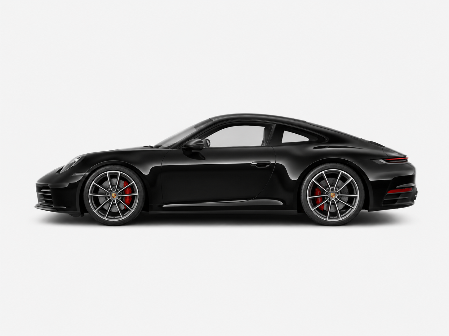 Black Porsche 911 sports car
