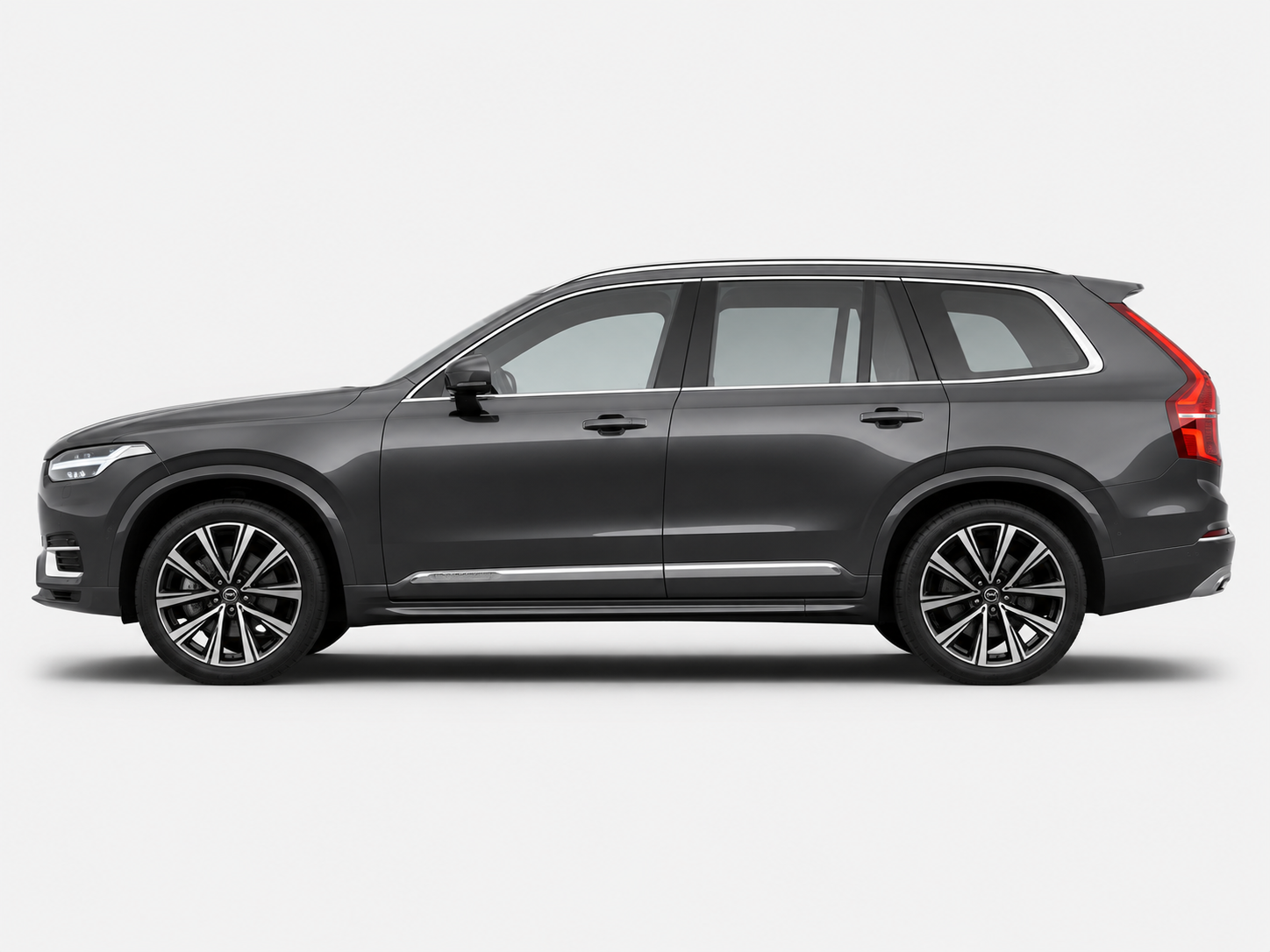 Gray Volvo XC90 SUV side view