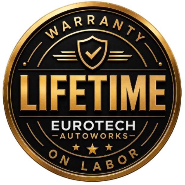 Lifetime warranty on labor badge
