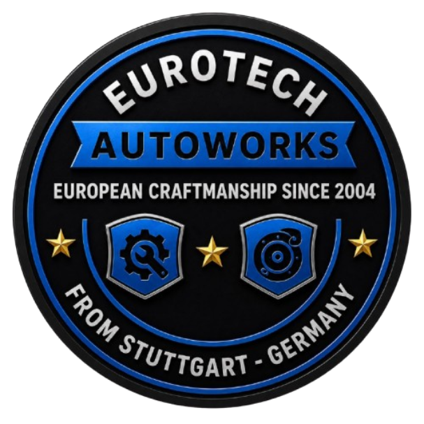 Eurotech Autoworks Stuttgart Germany logo badge